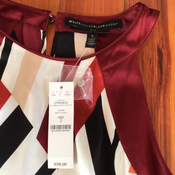 White House Black Market silk tank top / camisole - Picture 1 of 4